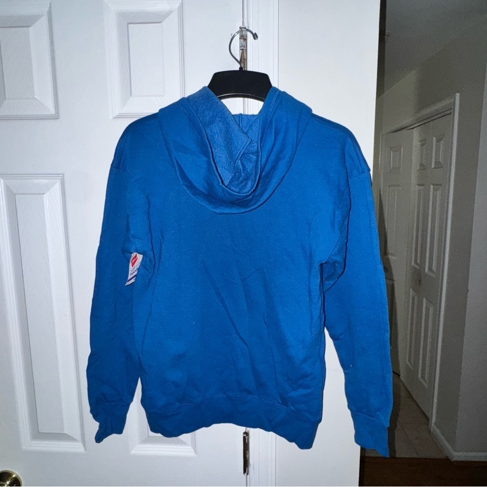 NWT Hanes Boys' XL (14-16) EcoSmart Fleece Hoodie Blue "ALL PRO 51" Graphic - Picture 3 of 10